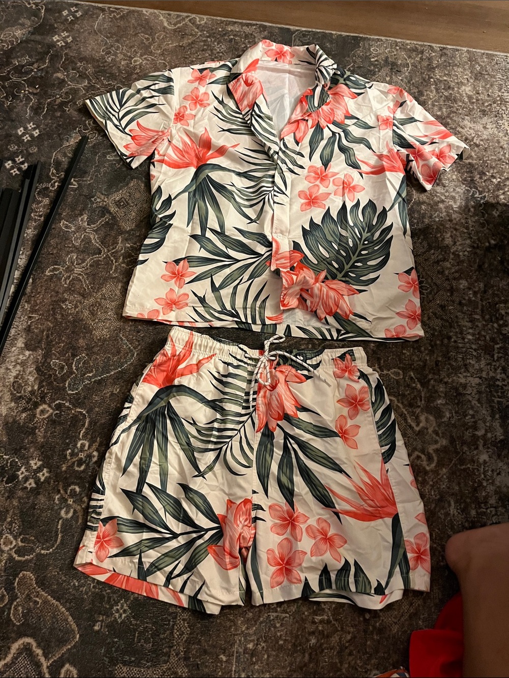 Floral 2 piece men set